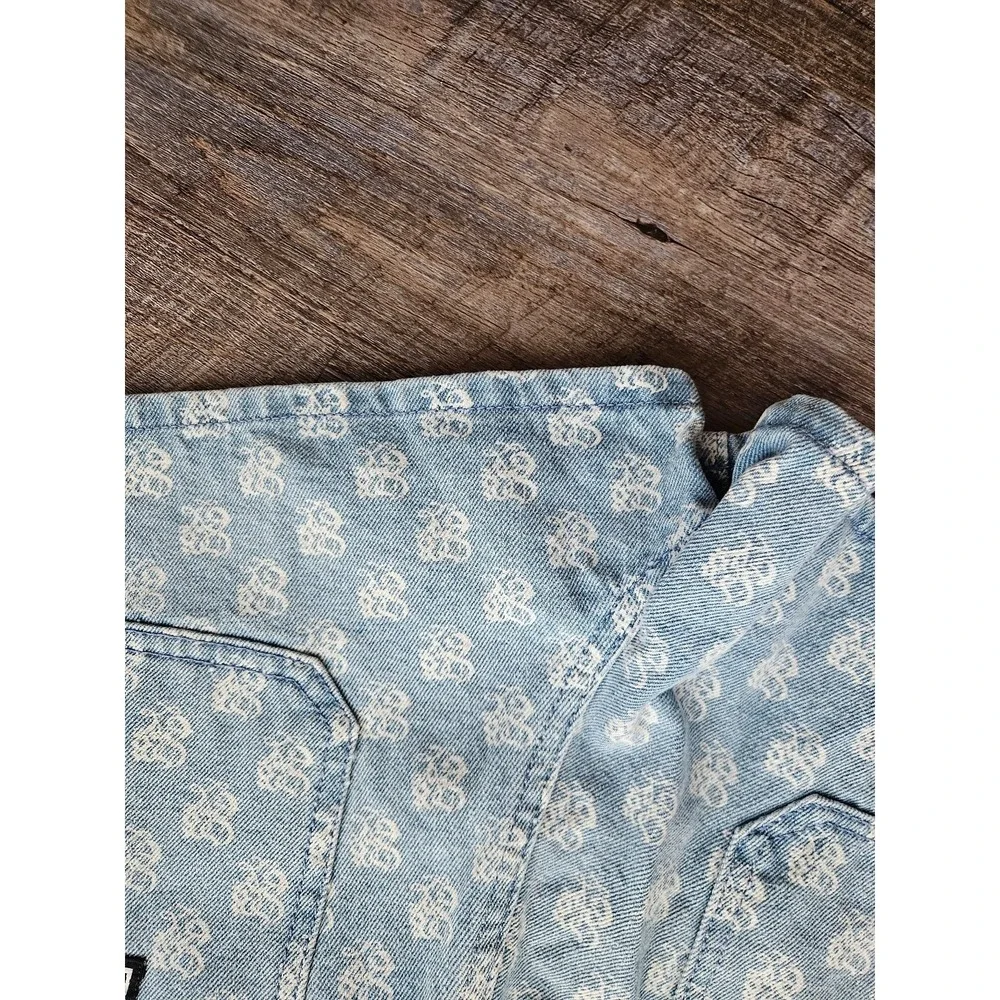 Obey Clash Denim Shorts light indigo size 27 NWT - Picture 5 of 5